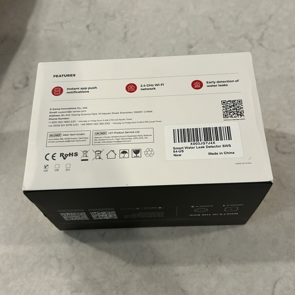 New, Never Used X-Sense Leak Sensor with Base Station - Picture 4 of 4